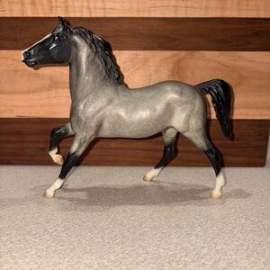 Vintage Breyer Molding Co #641 Blue Roan Quarter Horse-Hard Plastic
